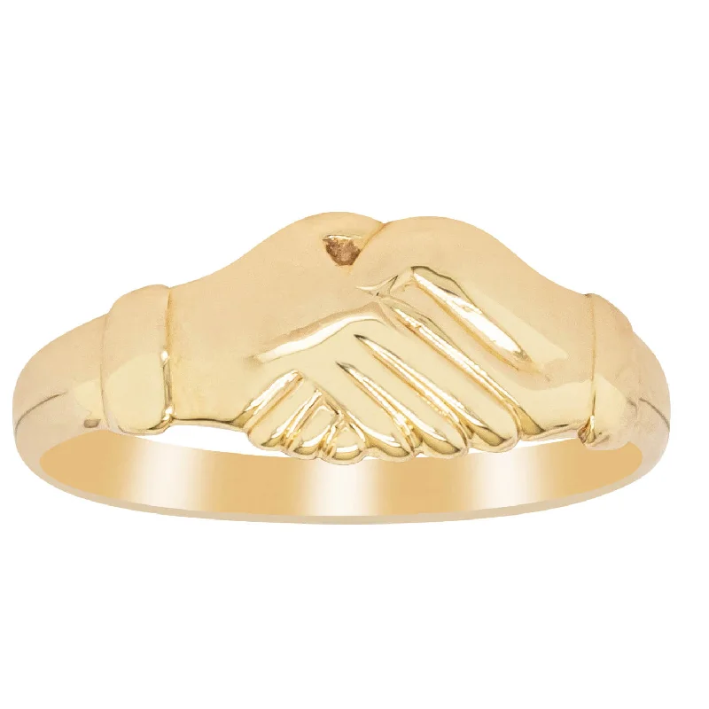 Deja Vu 9ct Yellow Gold Friendship Ring