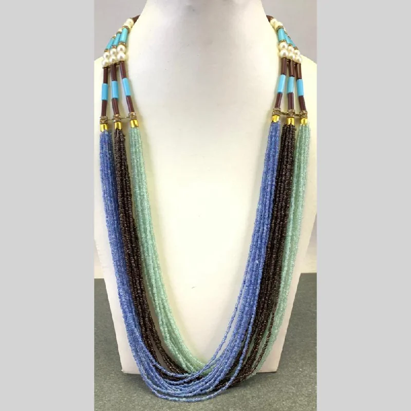 Banaras Beads Multi Layer Long Necklace