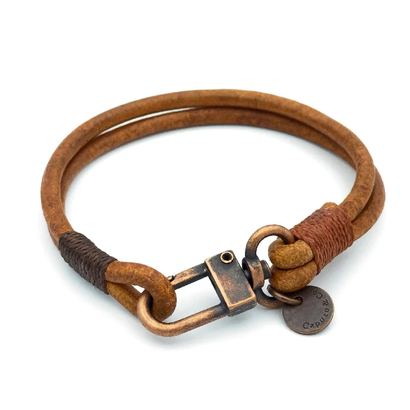 Chunky Craftman Leather Bracelet