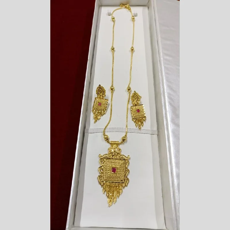 Pari Art Jewellery Forming Long Necklace Set