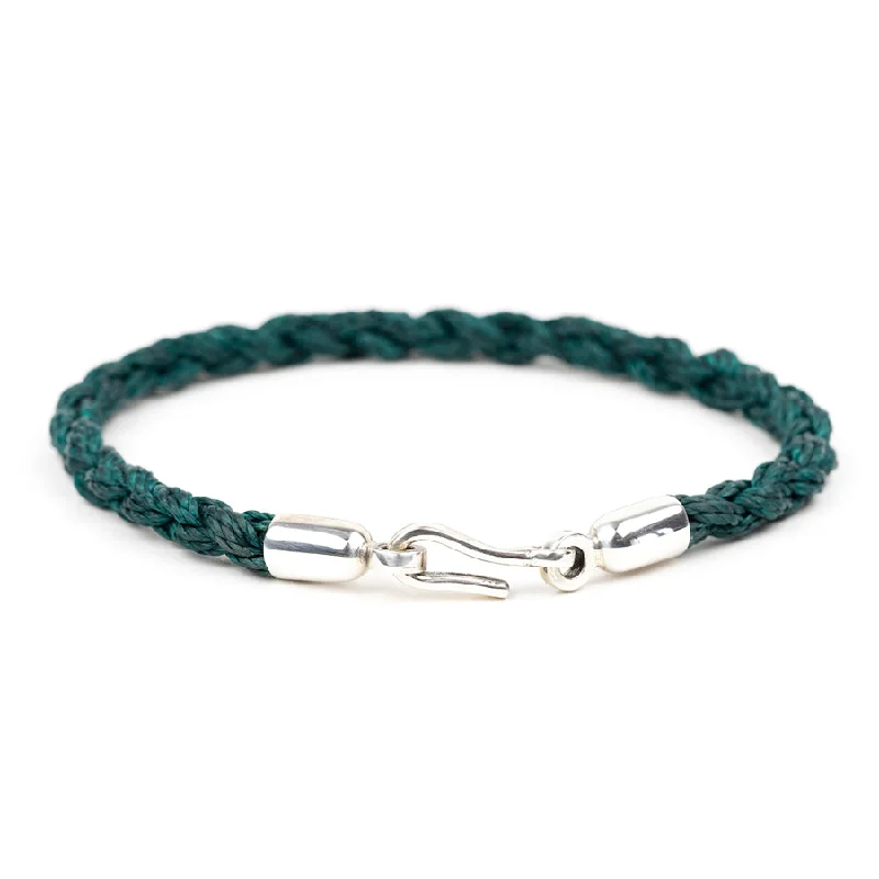 Hand-braided Waxed Cord Bracelet