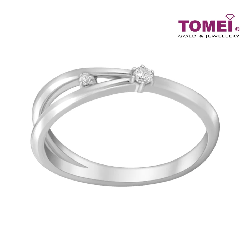 TOMEI Ring In The Season Collection, White Gold  585