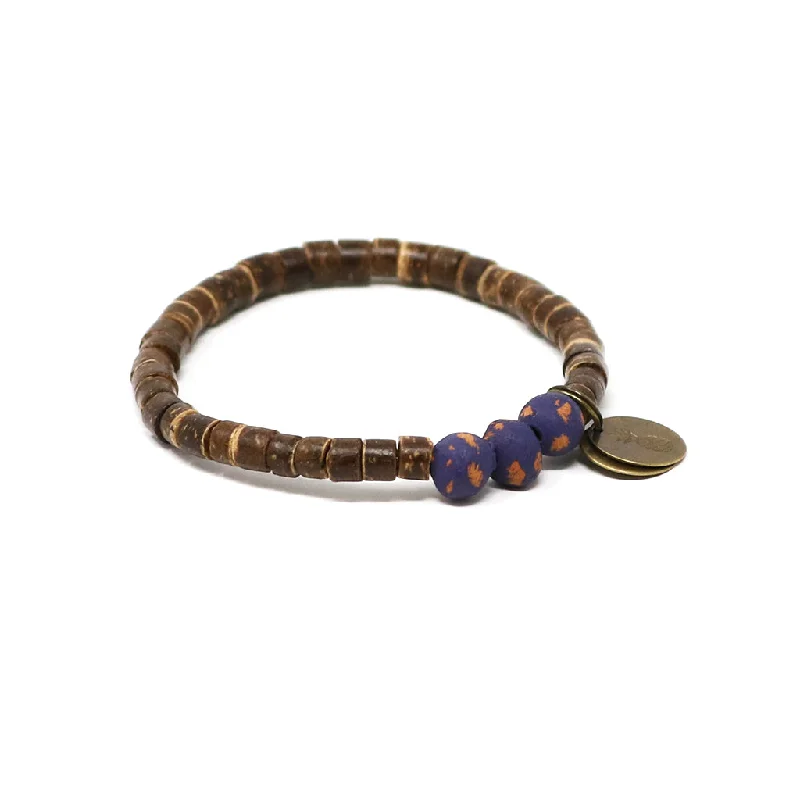 Dark Grape Coconut Pipeline Bracelet