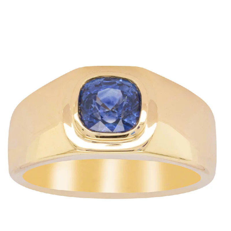 18ct Yellow Gold 1.32ct Sapphire Ring