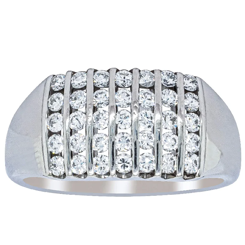 Deja Vu Platinum .70ct Diamond Ring