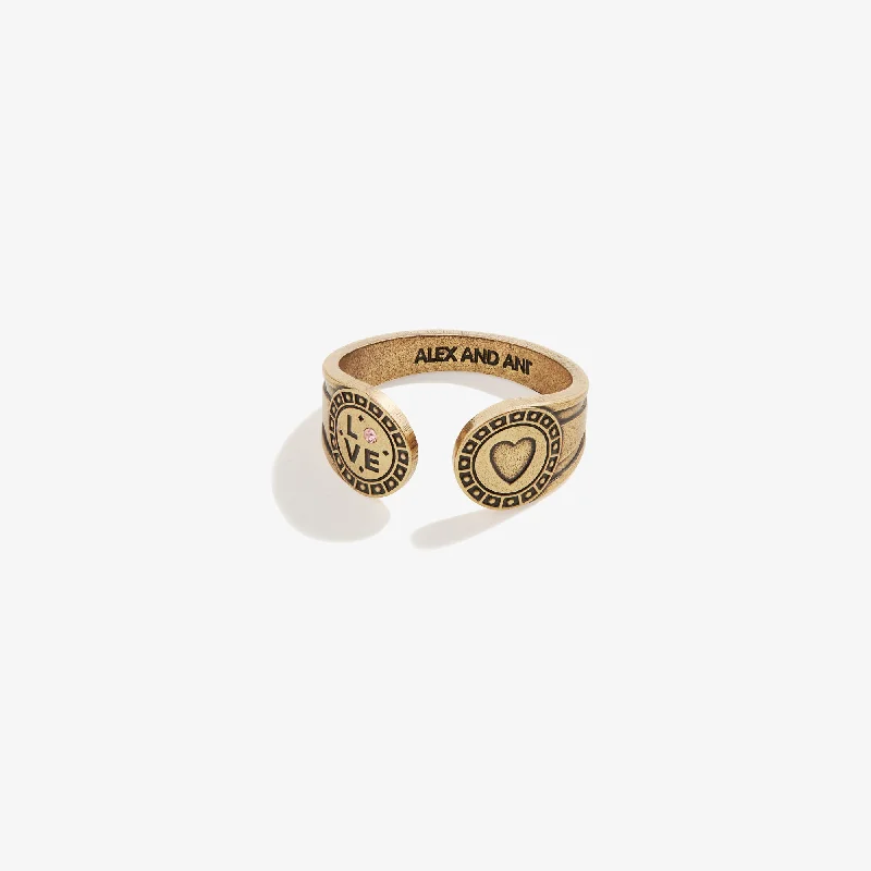 Heart Motivation Ring Wrap