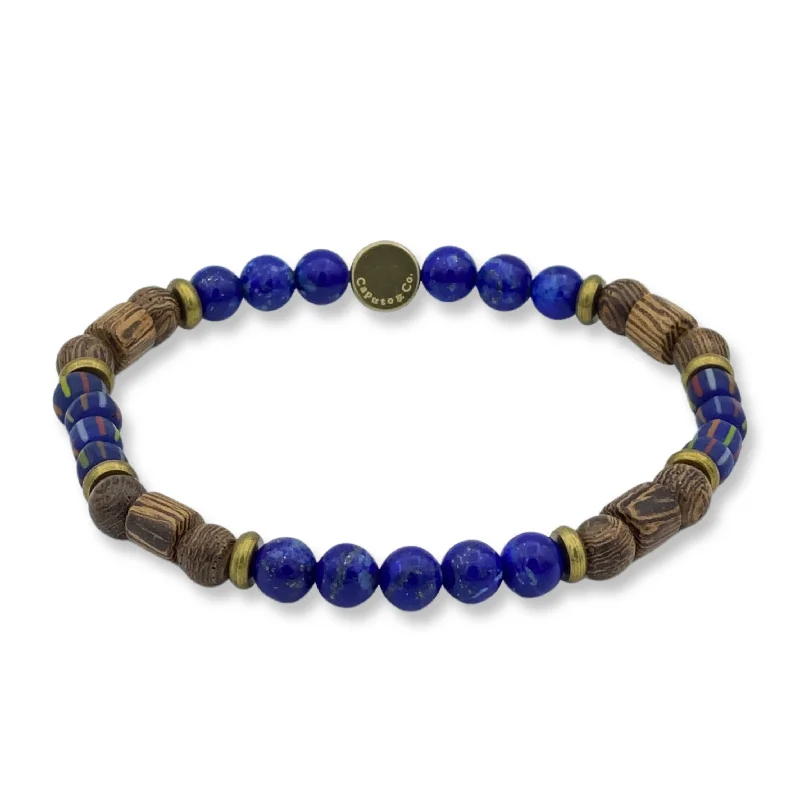 Stripe Java Gemstone Bracelet