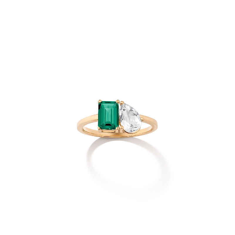 Toi et Moi Gemstone Classic Ring