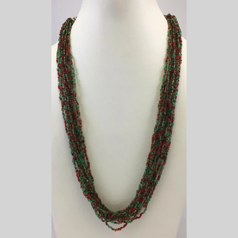 Banaras Beads Multi Layer Long Necklace