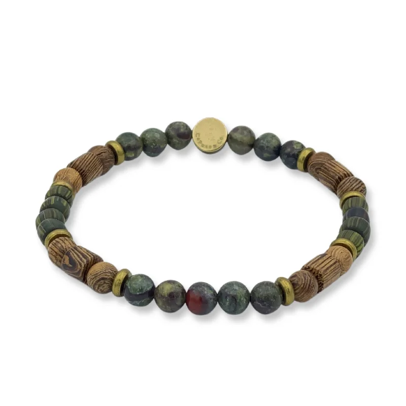 Stripe Java Gemstone Bracelet