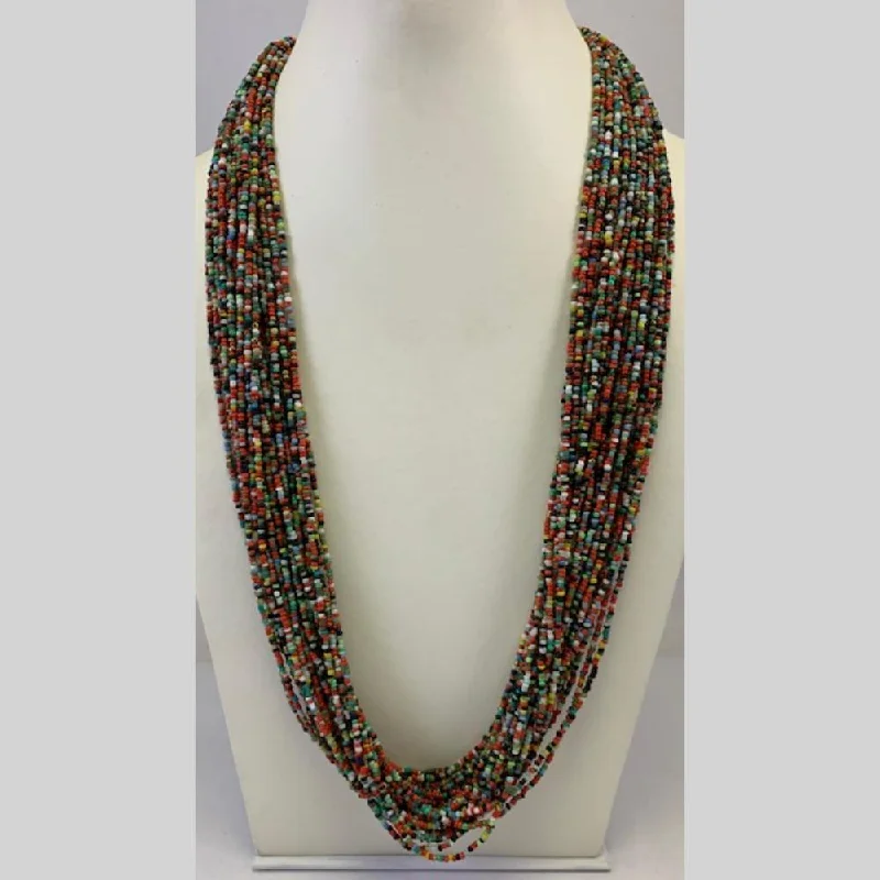 Banaras Beads Multi Layer Long Necklace