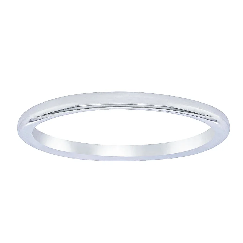 18ct White Gold Melba Band