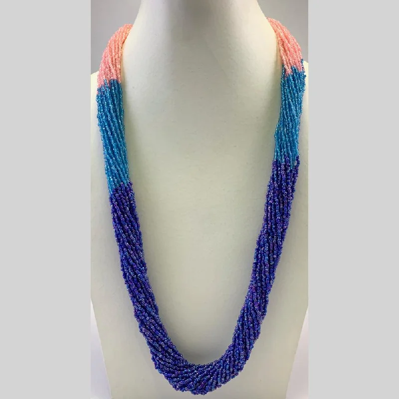 Banaras Beads Multi Layer Long Necklace