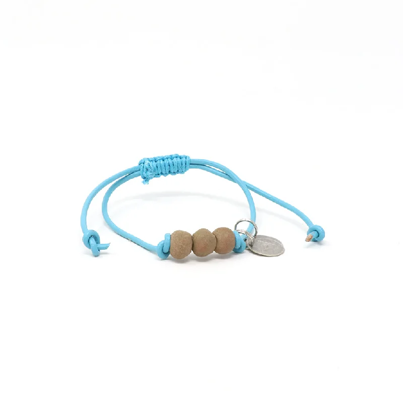 Tan Vegan Leather Pipeline Bracelet