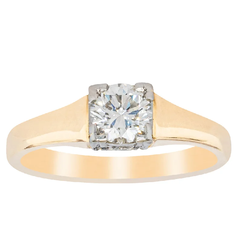 Deja Vu 18ct Yellow Gold .50ct Diamond Ring