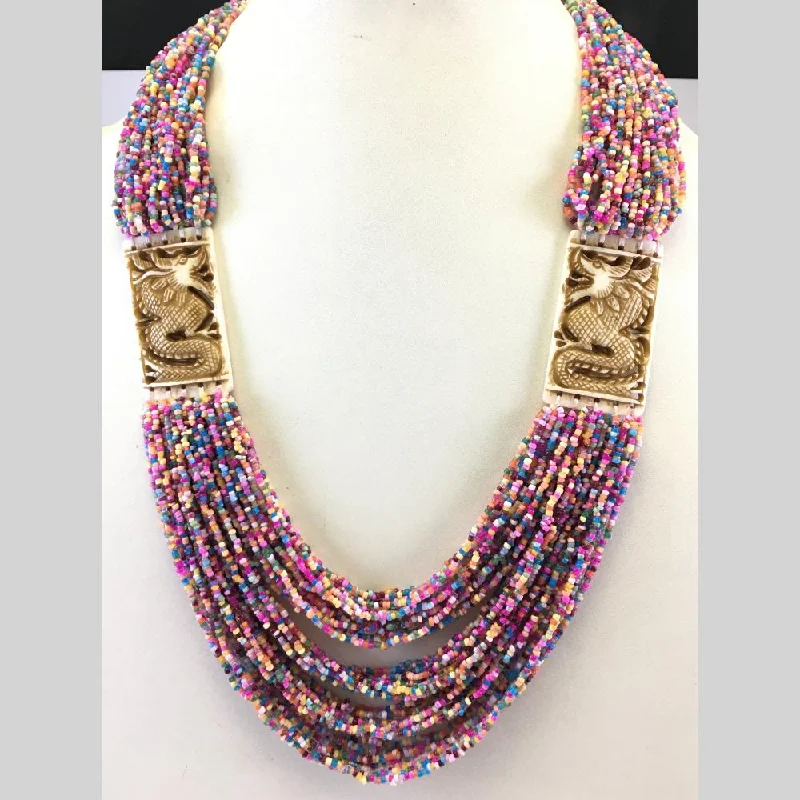 Banaras Beads Multi Layer Long Necklace