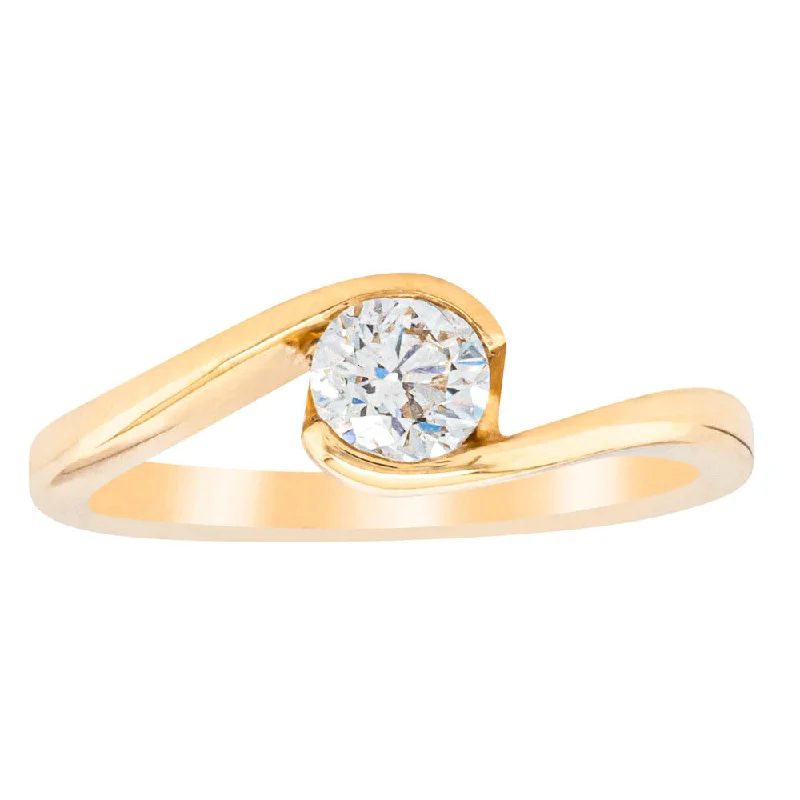 18ct Yellow Gold .46ct Reclaimed Diamond Embrace Ring