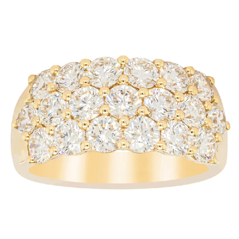 18ct Yellow Gold Diamond Dynasty Ring