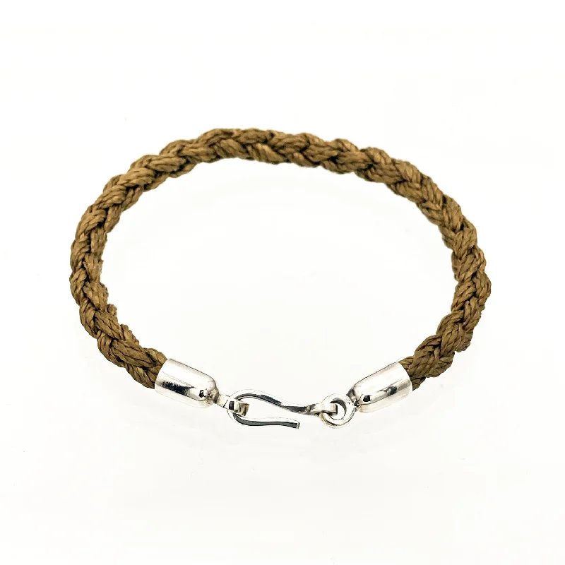 Hand-braided Waxed Cord Bracelet