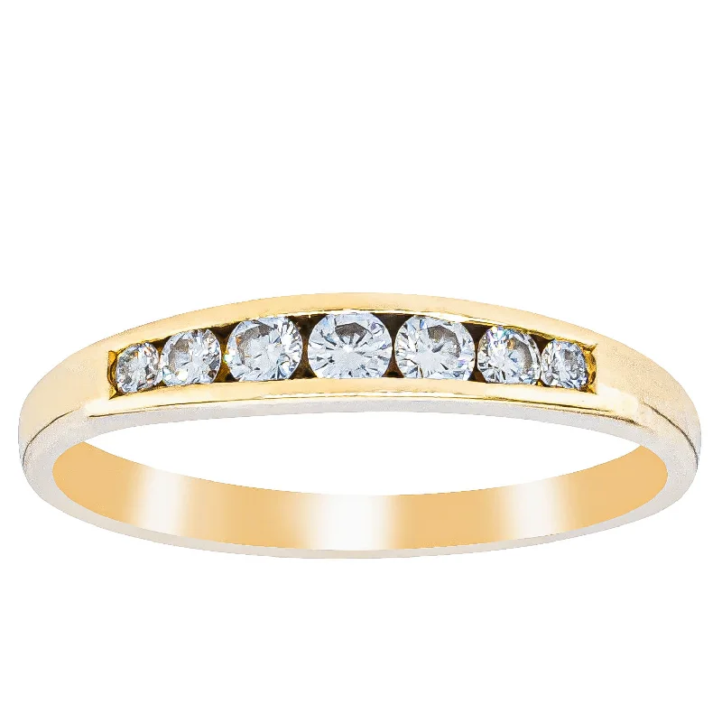 Deja Vu 18ct Yellow Gold .21ct Diamond Ring