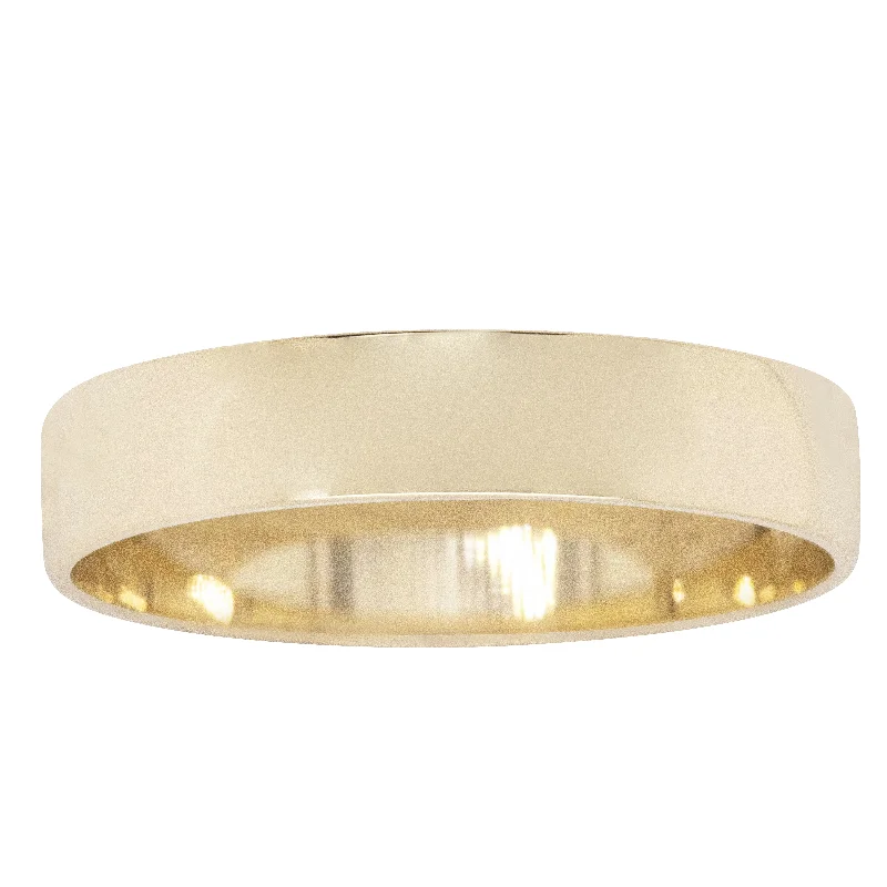 9ct Yellow Gold Flat Fit Band