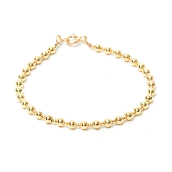 Gold Bead Bracelet