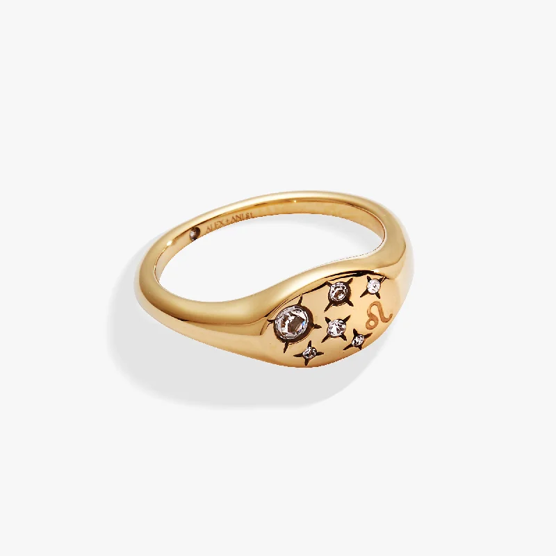 Leo Zodiac Ring