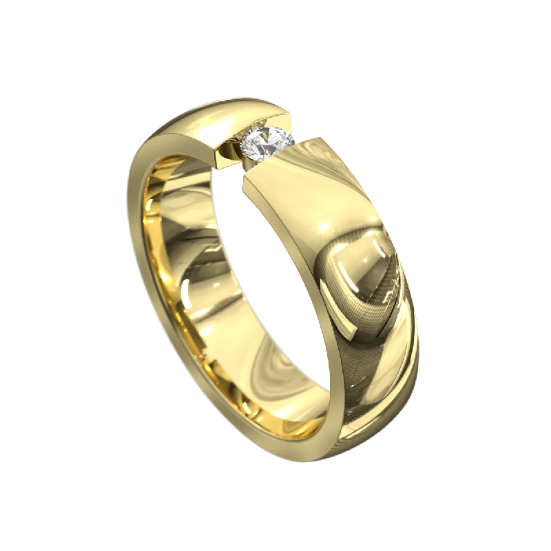 Tension Set Classic Diamond Ring