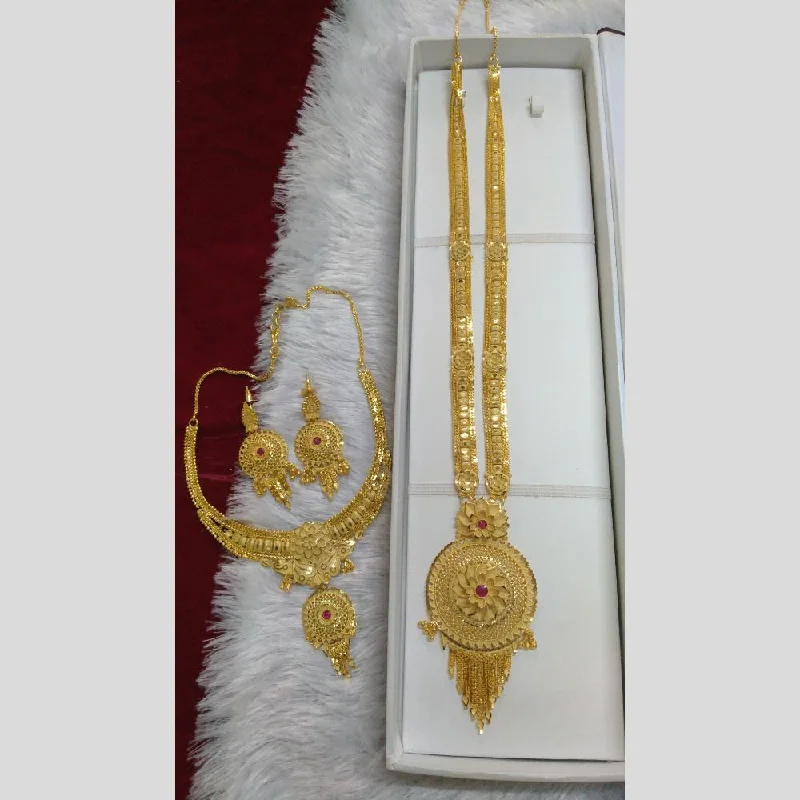 Pari Art Jewellery Forming Double Necklace Set